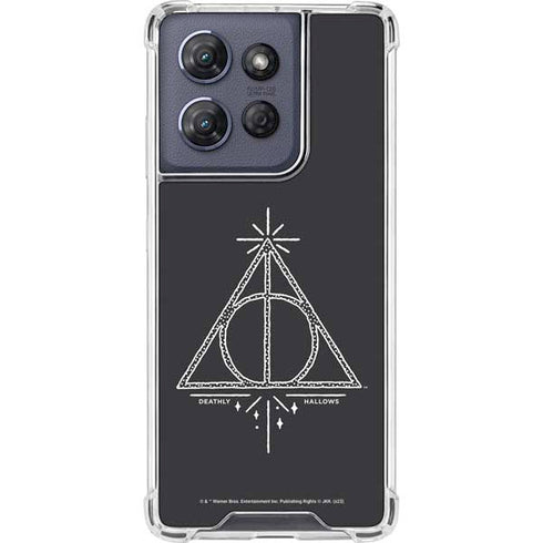 Wizarding Worlds Harry Potter Deathly Hallows Symbol Moto G Play 5G (2025) Clear Case